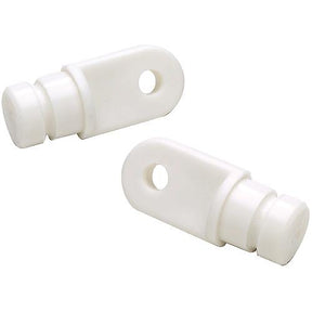 Internal Eye End, 7/8", White