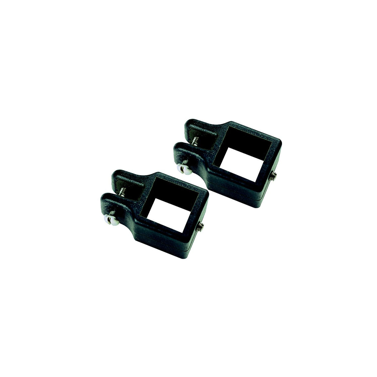 Seachoice Square Jaw Slides Fit 1" OD Tube-Black (2 Per Pack)