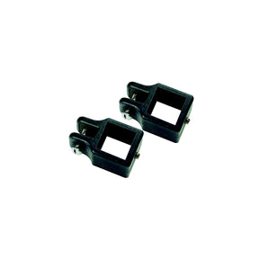 Seachoice Square Jaw Slides Fit 1" OD Tube-Black (2 Per Pack)