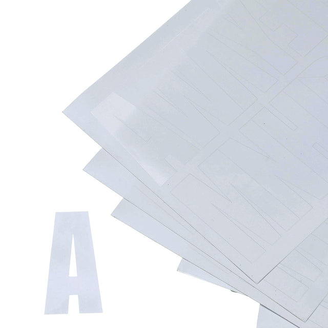 Seachoice 77121 3-1/4" 148 Piece Letter & Number Kit - White