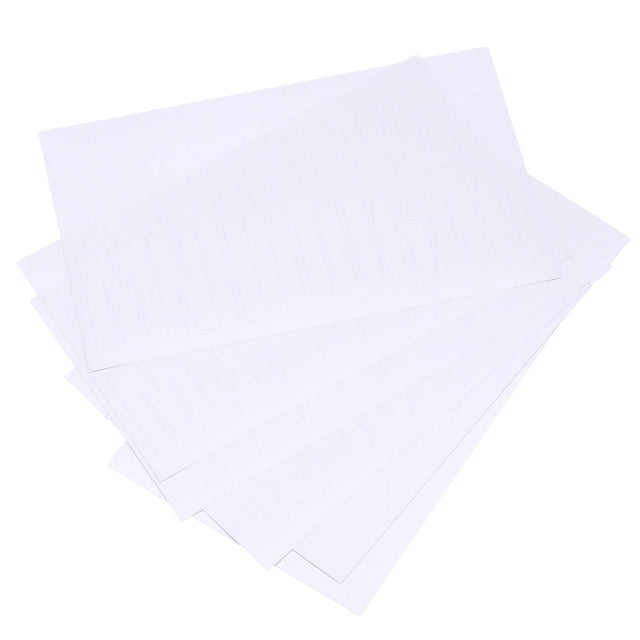 Seachoice 77121 3-1/4″ 148 Piece Letter & Number Kit - White