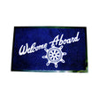 Seachoice 78180 18" x 27" Blue Welcome Aboard Mat