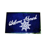 Seachoice 78180 18" x 27" Blue Welcome Aboard Mat