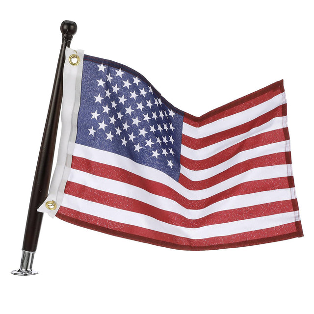 Seachoice 78191 Marine U.S. 12″ x 18″ Flag Kit With 18″ Pole and 3/4″ Socket
