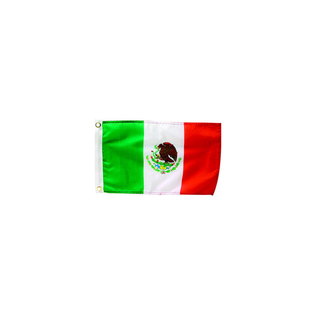 Seachoice 78271 12" x 18" Nylon Print Dyed Mexico Flag