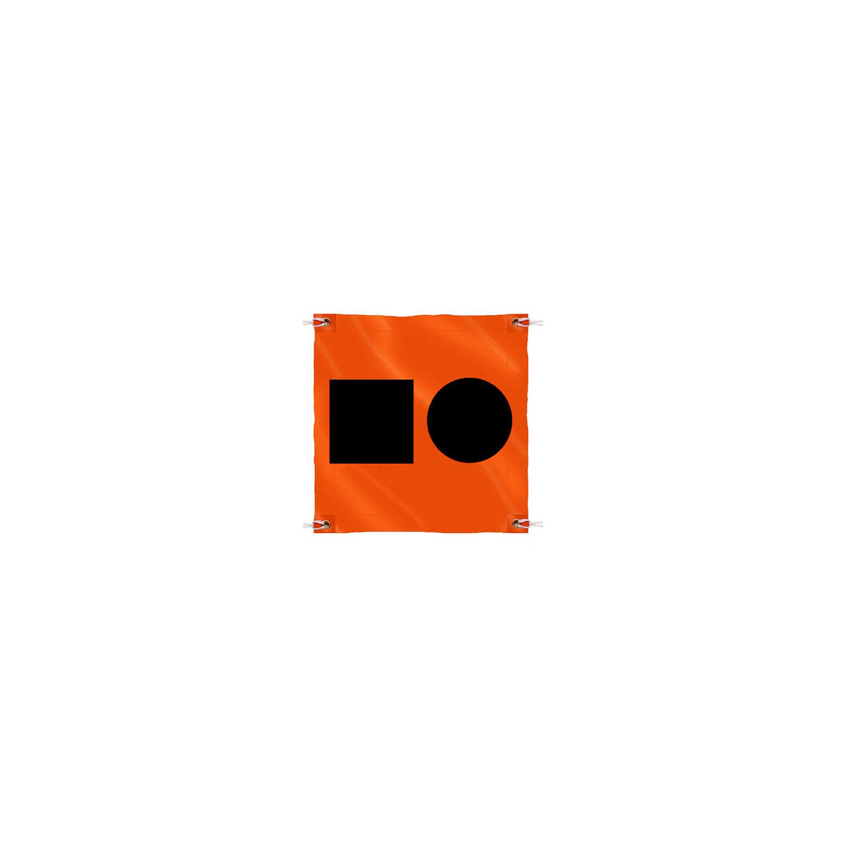 Seachoice 78341 3' x 3' Orange Distress Signal SOS Flag