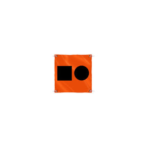 Seachoice 78341 3' x 3' Orange Distress Signal SOS Flag