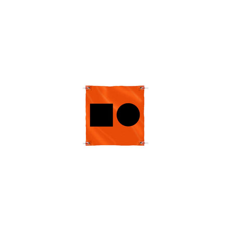 Seachoice 78341 3' x 3' Orange Distress Signal SOS Flag