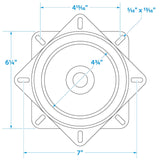 Seachoice 360 Degree Seat Swivel