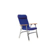 Seachoice Canvas Folding Chair Blue w/ Red Trim