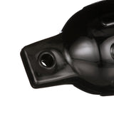 Seachoice 79041 Twin Eye Ribbed Fender, Black, 4.5 x 16"