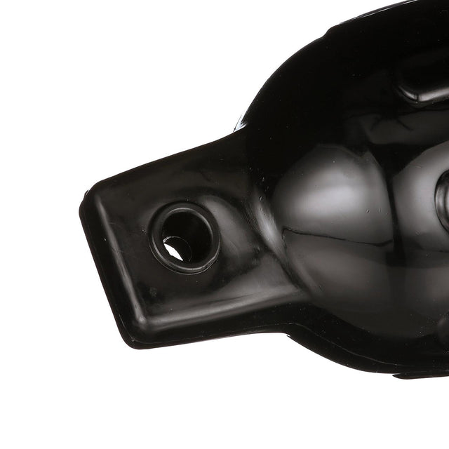 Seachoice 79041 Twin Eye Ribbed Fender, Black, 4.5 x 16″