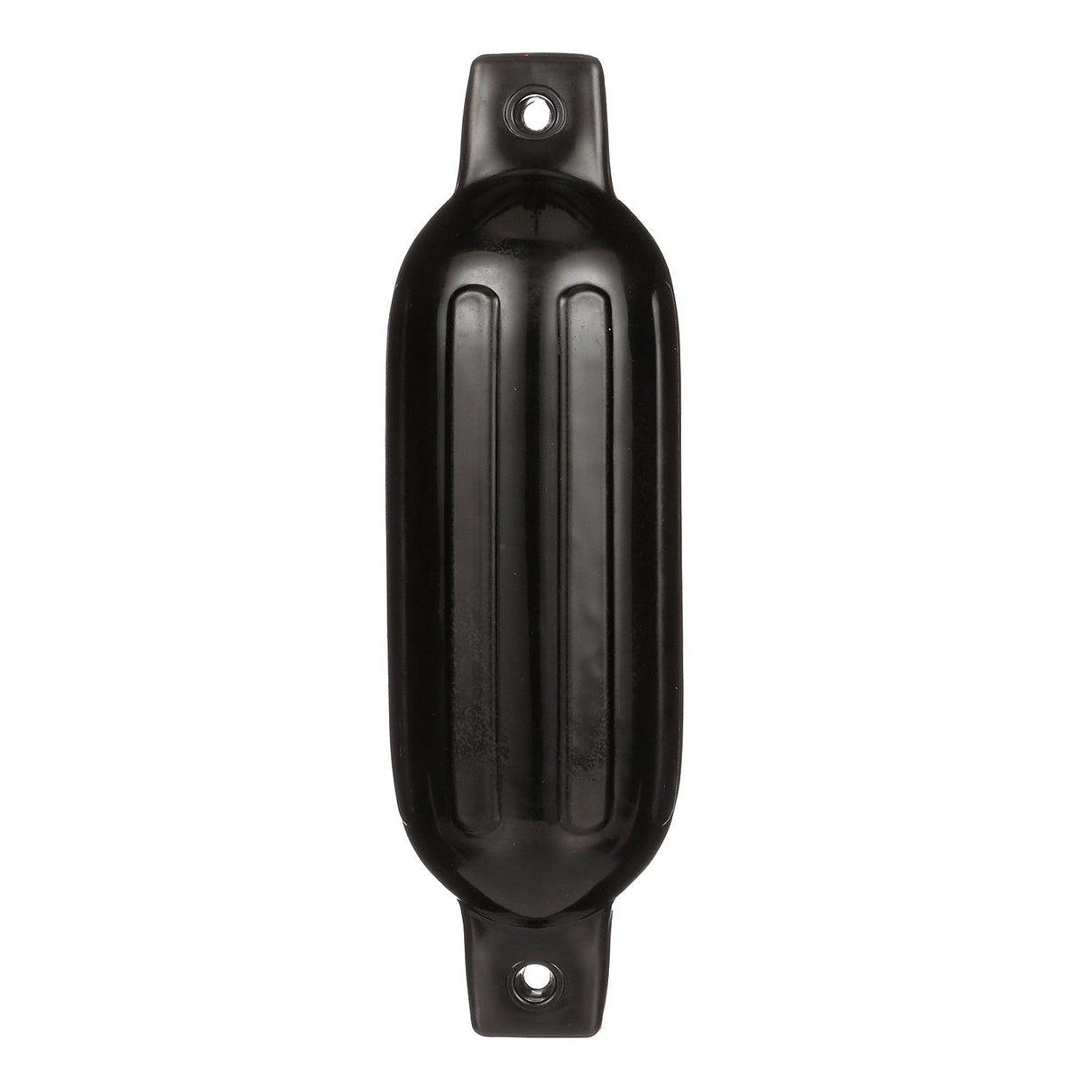 Seachoice 79041 Twin Eye Ribbed Fender, Black, 4.5 x 16"