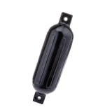 Seachoice 79051 Twin Eye Ribbed Fender, Black, 5.5 x 20"