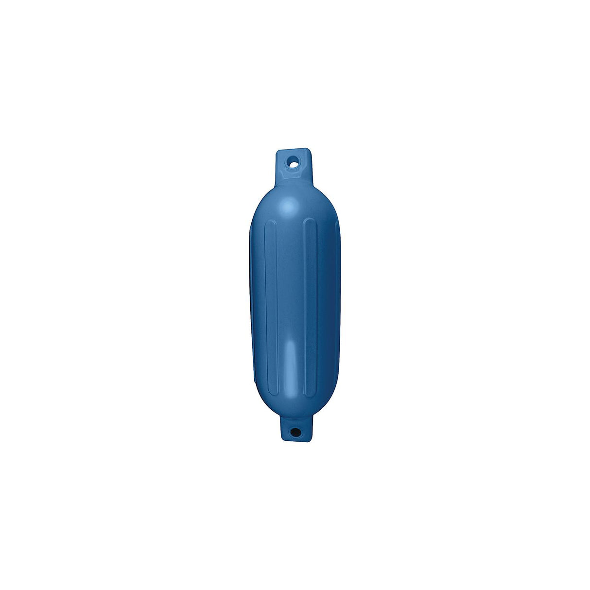 Seachoice 79081 Twin Eye Ribbed Fender, Blue, 5.5 x 20"