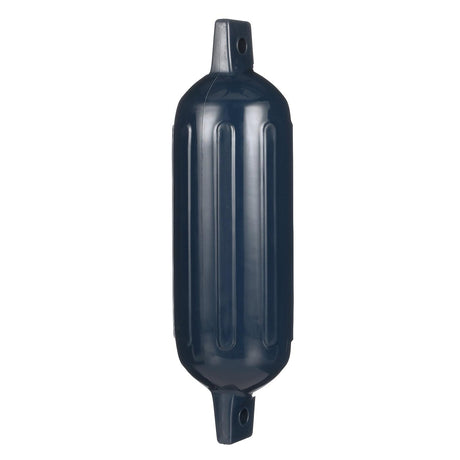 Seachoice 79081 Twin Eye Ribbed Fender, Blue, 5.5 x 20"