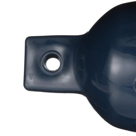 Seachoice 79081 Twin Eye Ribbed Fender, Blue, 5.5 x 20"