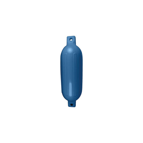 Seachoice 79091 Twin Eye Ribbed Fender, Blue, 6.5 x 23"