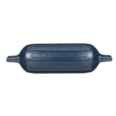 Seachoice 79091 Twin Eye Ribbed Fender, Blue, 6.5 x 23"
