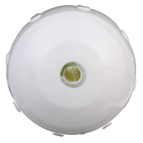 Seachoice 79111 Center Hole Ribbed Fender, White, 6" x 15"