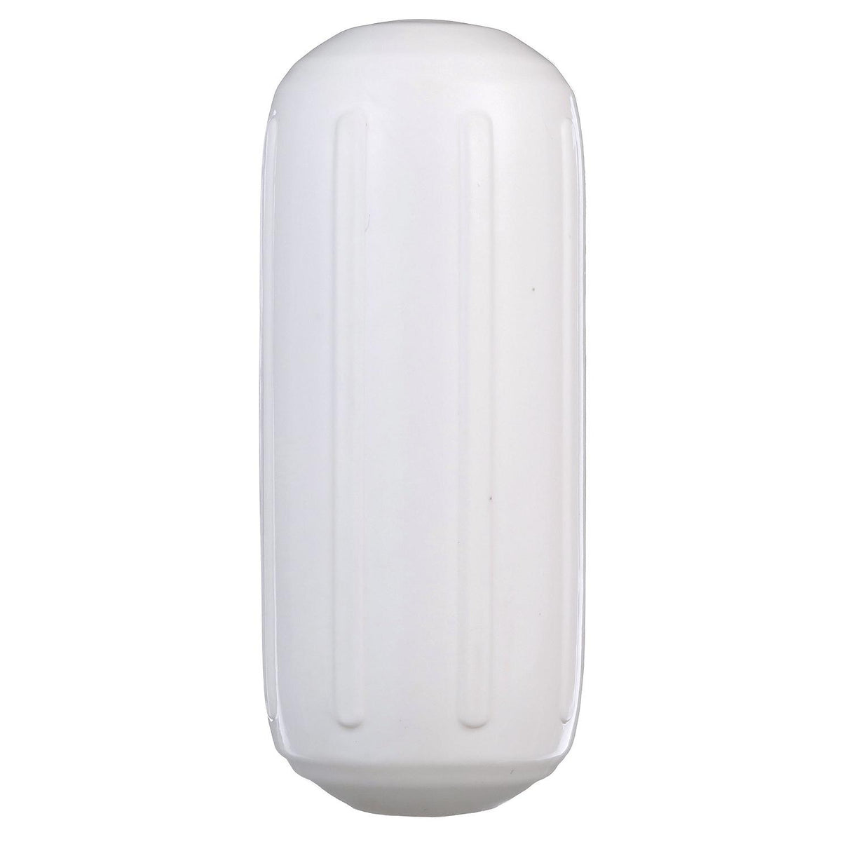 Seachoice 79111 Center Hole Ribbed Fender, White, 6" x 15"