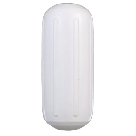 Seachoice 79111 Center Hole Ribbed Fender, White, 6" x 15"