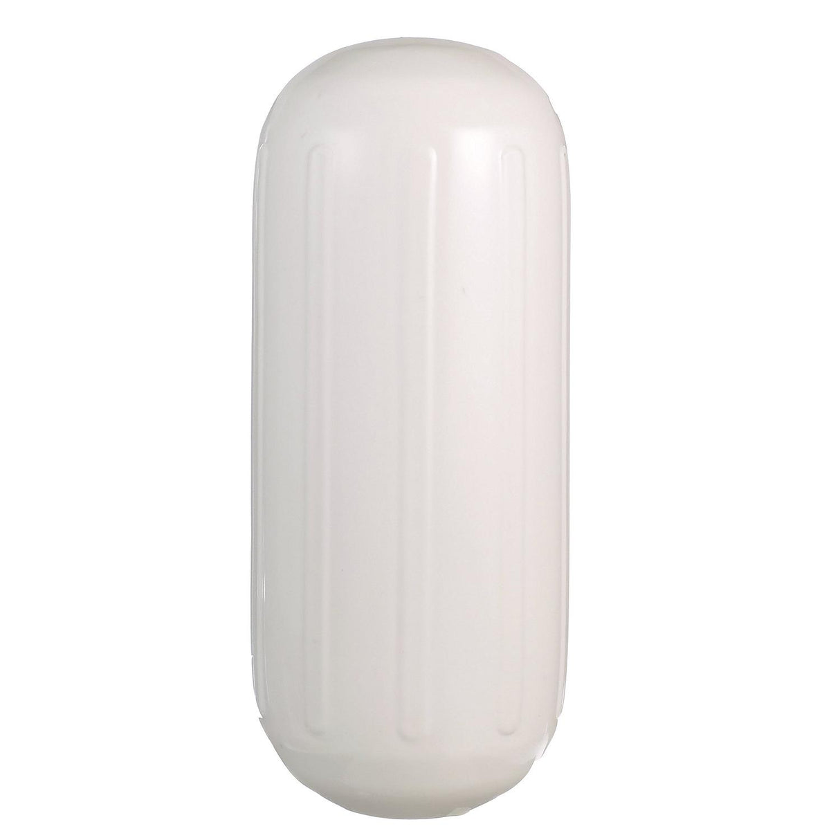 Seachoice 79121 Center Hole Ribbed Fender, White, 8" x 20"