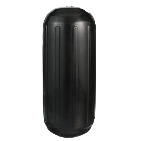Seachoice 79151 Center Hole Ribbed Fender, Black, 8" x 20"