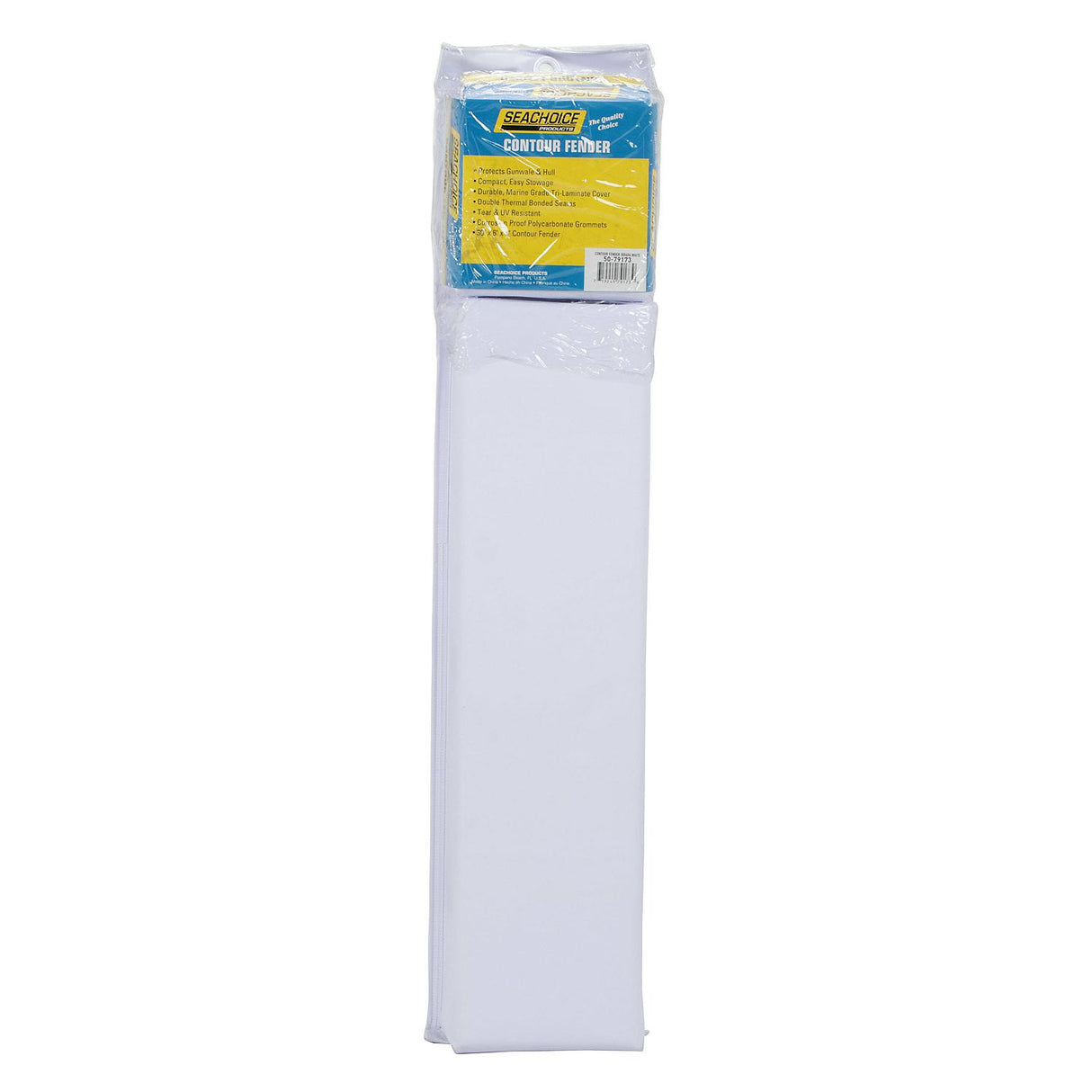 Seachoice Contour Fender, White - 30" x 6" x 4"
