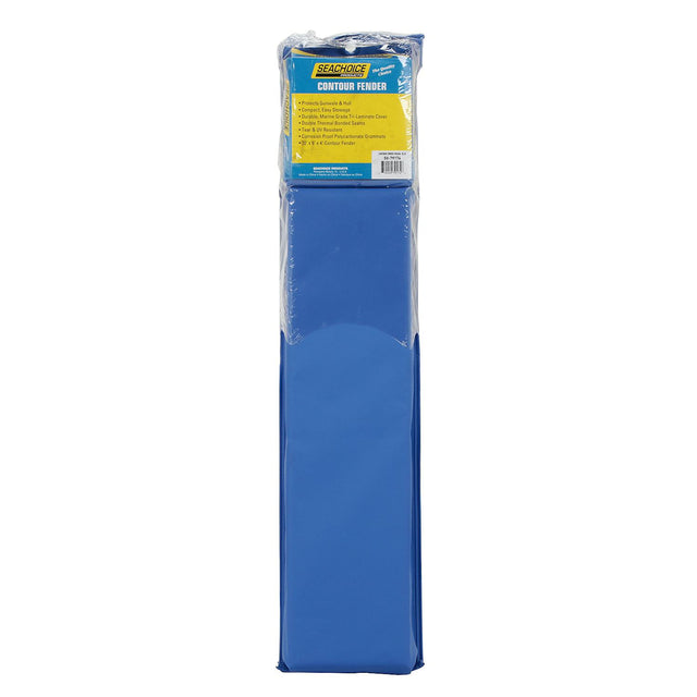 Seachoice Contour Fender, Blue - 30″ x 6″ x 4″