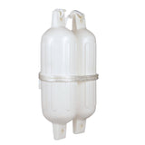 Seachoice 79251 Twin Eye Ribbed Fender Kit (Includes 2 5.5" x 20" White Fenders and 2 Matching 3/8 x 5' Fender Lines)