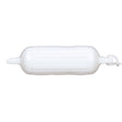 Seachoice 79271 Twin Eye Ribbed Fender Kit (Includes 2 6.5" x 23" White Fenders and 2 Matching 3/8 x 5' Fender Lines)