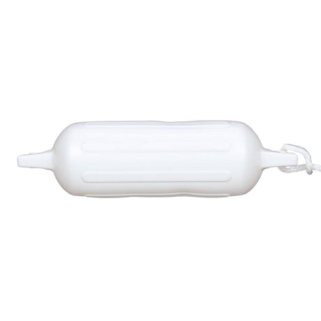 Seachoice 79271 Twin Eye Ribbed Fender Kit (Includes 2 6.5" x 23" White Fenders and 2 Matching 3/8 x 5' Fender Lines)
