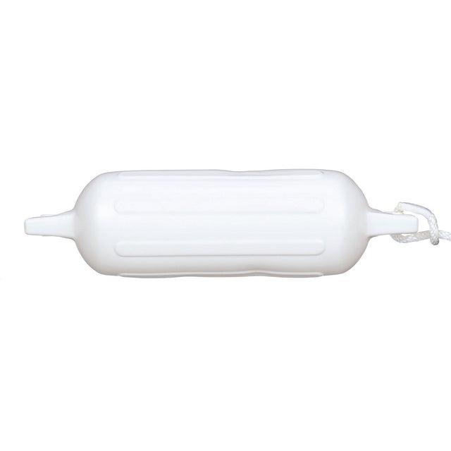 Seachoice 79271 Twin Eye Ribbed Fender Kit (Includes 2 6.5" x 23" White Fenders and 2 Matching 3/8 x 5' Fender Lines)