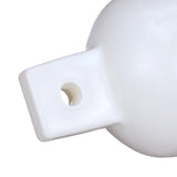 Seachoice 79271 Twin Eye Ribbed Fender Kit (Includes 2 6.5" x 23" White Fenders and 2 Matching 3/8 x 5' Fender Lines)