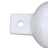 Seachoice 79271 Twin Eye Ribbed Fender Kit (Includes 2 6.5" x 23" White Fenders and 2 Matching 3/8 x 5' Fender Lines)