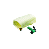 Seachoice 25' White Poly Coiled Washdown Hose With Sprayer