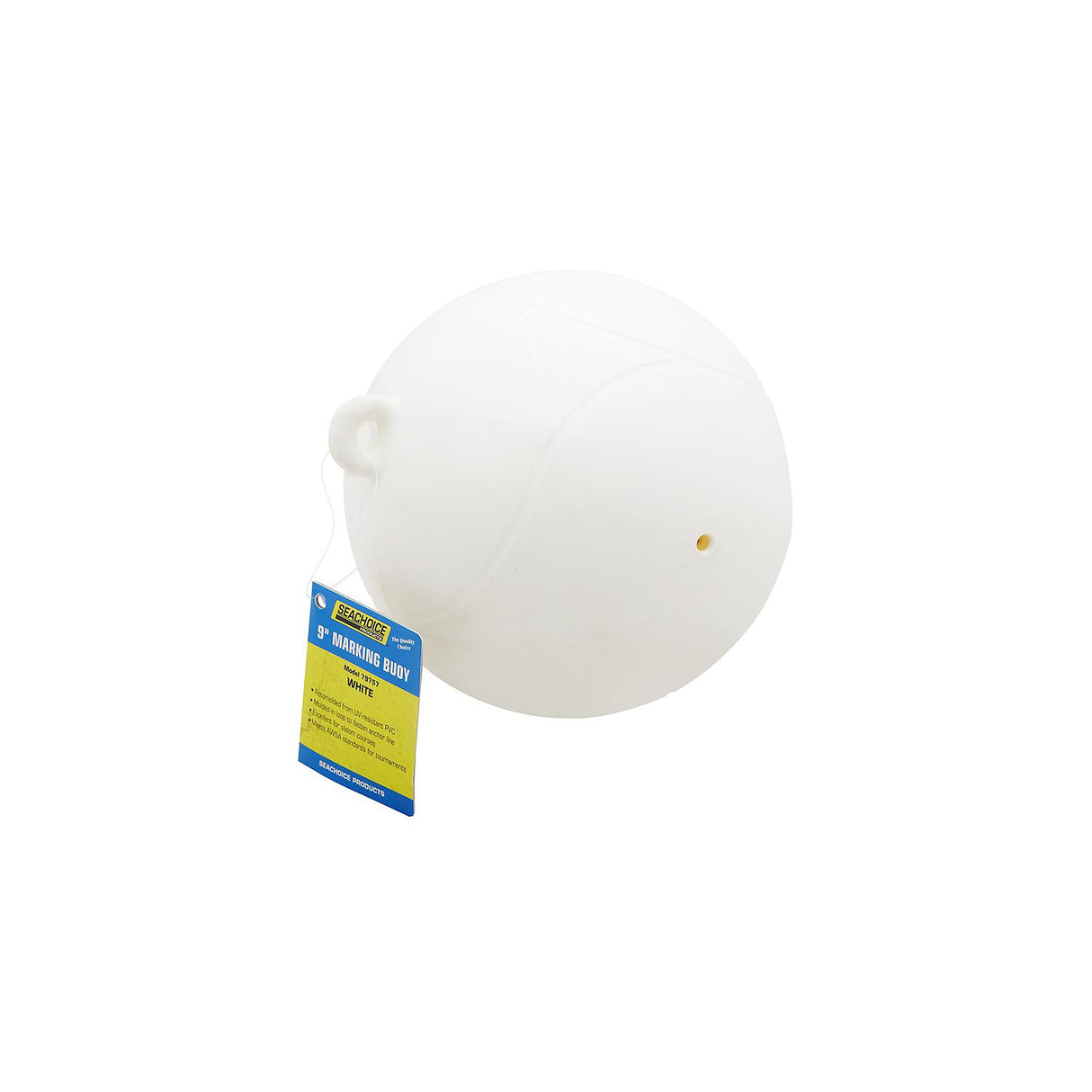 Seachoice 79757 Slalom/Marking Buoy - White, 9" Dia.