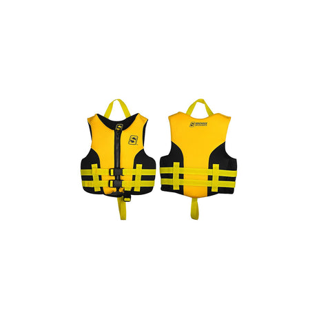 Seachoice 85121 Evoprene Multi-Sport Vest, Yellow/Black, Child
