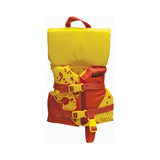 Seachoice 86110 Type ll Childrens Vest Child, Red/Yellow Life Vest With Pop-Up Pillow