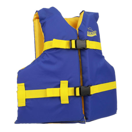 Seachoice 86180 Deluxe General Purpose Life Vest Blue/Yellow, Youth