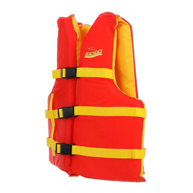 Seachoice 86230 Deluxe General Purpose Life VestOrange/Yellow, Adult Universal