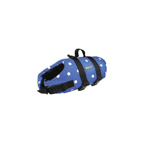 Seachoice 86260 Dog Life Vest - Blue Polka Dot, XXS