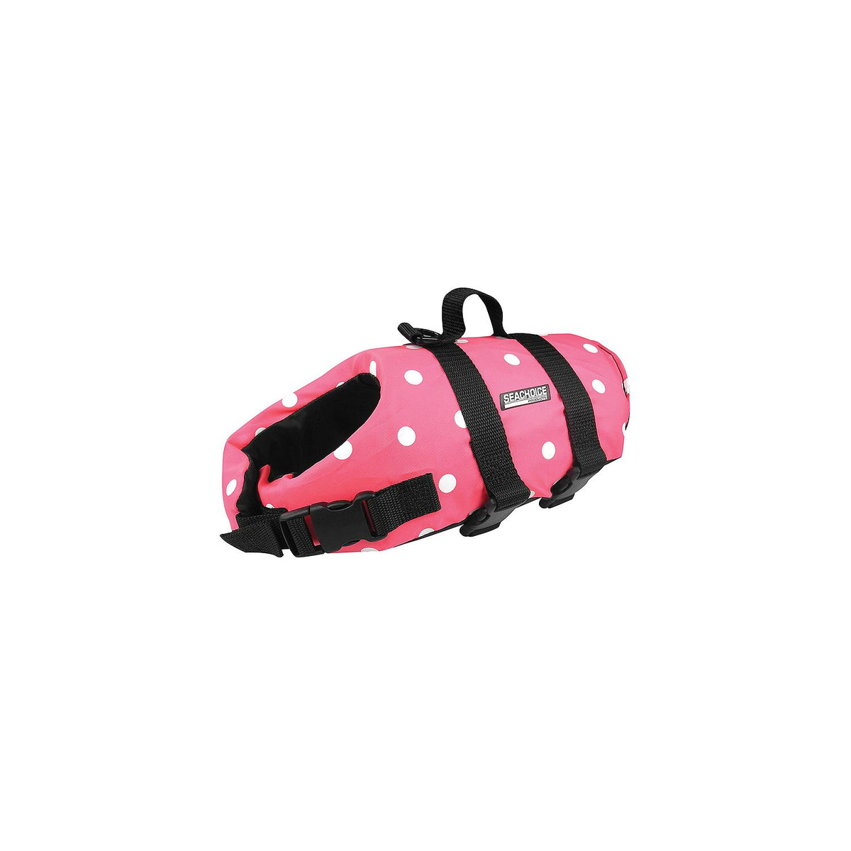 Seachoice 86360 Dog Life Vest - Pink Polka Dot, XXS