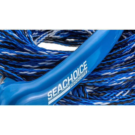 Seachoice 86724 3-Section Wakeboard Rope, 65', 15" Handle with Textured EVA Grip