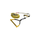 Seachoice 86801 5-Section Wakeboard Rope, 75', 15″ Handle with Textured EVA Grip and 6″ Trick Handle