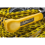 Seachoice 86801 5-Section Wakeboard Rope, 75', 15" Handle with Textured EVA Grip and 6" Trick Handle