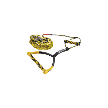 Seachoice 86801 5-Section Wakeboard Rope, 75', 15" Handle with Textured EVA Grip and 6" Trick Handle