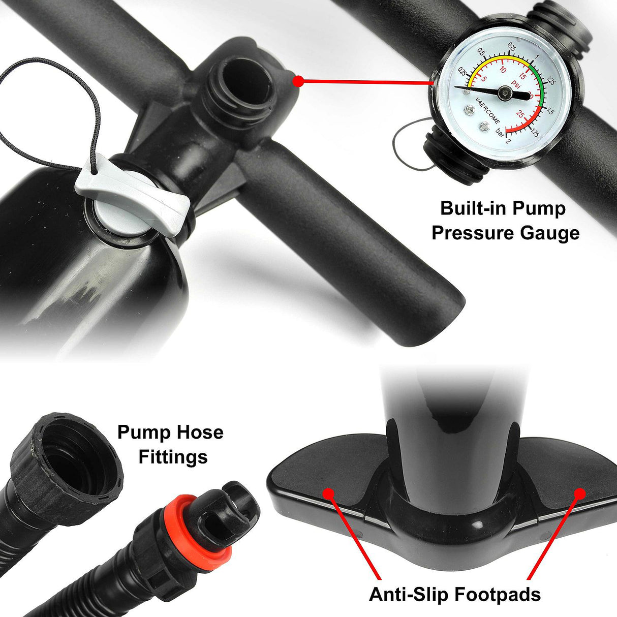 Seachoice 86941 10'6" Inflatable Stand-Up Paddle Board KitAqua Blue