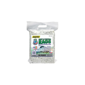 Seachoice 90023 Lint-Free Paint & Cleaning Rags, 50-ct. Bag